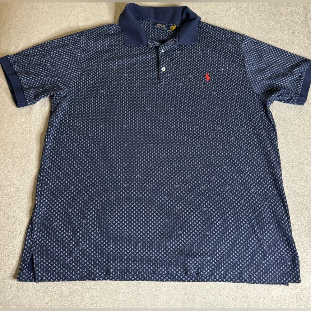 Polo Ralph Lauren nautical theme shirt size 1XB classic fit